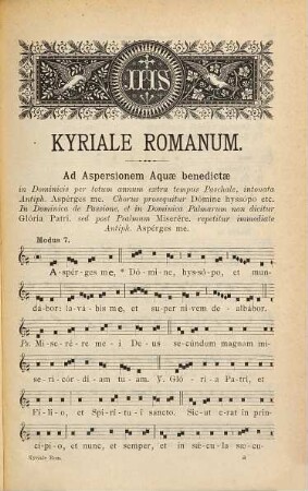 Kyriale Romanum sive cantiones missae communes pro diversitate temporis et festorum per annum iuxta Graduale Romanum quod curavit S. Rituum Congregatio