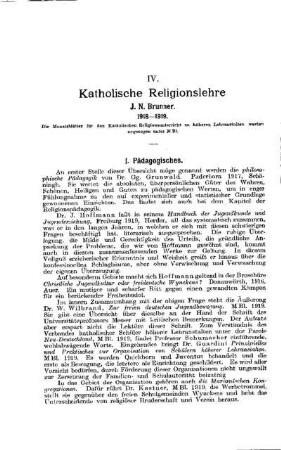 Katholische Religionslehre