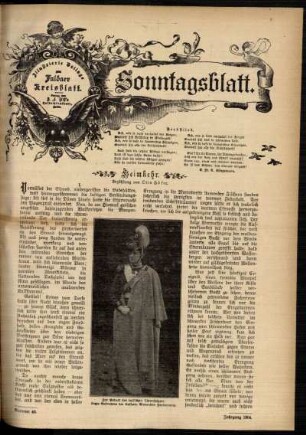 Ausgabe vom Sonntag, den 02. Oktober 1904.