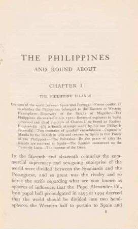 Chapter I. The Philippine islands