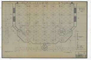 Zentralbibliothek der Landbauwissenschaft, Bonn Neubau: 1.UG, Bauteil I, Leuchten, 1:50