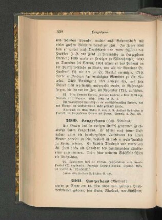 2160. Langerhans (Job. Nicolaus).