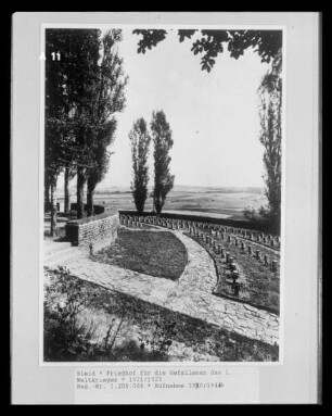 Friedhof für die Gefallenen des 1. Weltkrieges