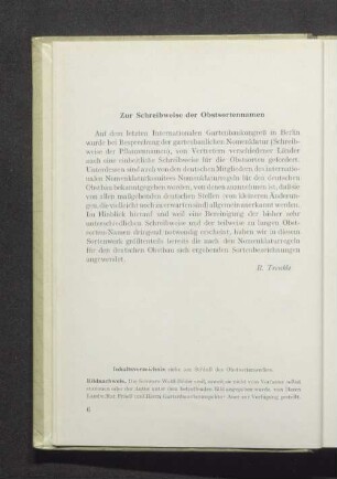Zur Schreibweise der Obstsortennamen