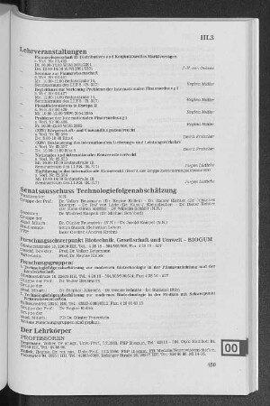 Senatsausschuss Technologiefolgenabschätzung