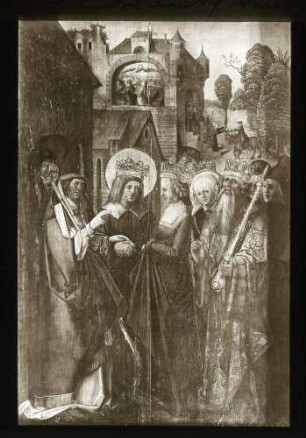 Kreuzkirche, sog. Dürer-Altar, linker Aussenflügel, oben