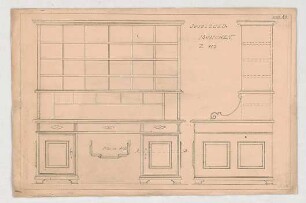 Thiersch, Friedrich von; München; Justizpalast - Ansichten, Schnitt