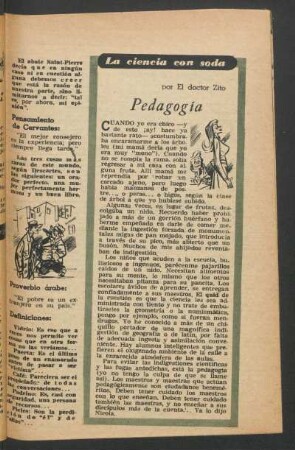 Pedagogía : La ciencia con soda