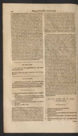 Ad Tit. XXIII. Lib. IV. Cod. De Commodato.