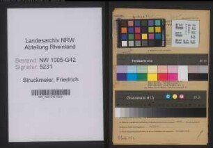 Entnazifizierung Friedrich Struckmeier , geb. 13.03.1906 (Buchhalter)