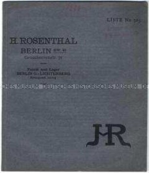 Preisliste über Rohre aus Schmiedeeisen, Verbindungs- und Formstücke, Flansche und Bordringe