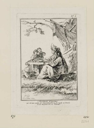 Marchande d’Agourtzi, Blatt 5 der Folge "Divers habillemens des Femmes de Moscovie"