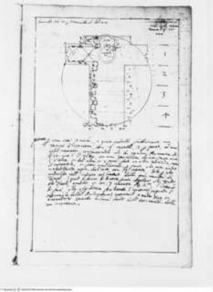 Trattato dell' ordine cinquen e dell' architettura civile, Kirchengrundriss