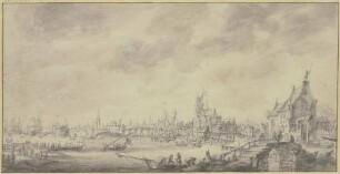 Seehafen mit vielen Schiffen belebt