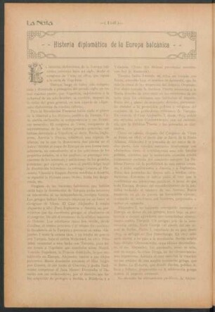 Historia diplomática de la Europa balcánica