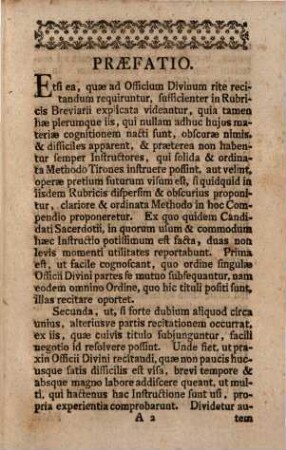Instructio Practica Secunda De Horis Canonicis, Iuxta Rubricas Breviarii Romani Rite Recitandis : In Qua Etiam Ipsae Rubricae Notis Brevibus Illustratae, Et Martyrologii Romani Nomina Suis Accentibus Signata Continentur