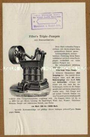 Pumpen mit Riemenbetrieb