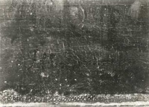 Volksbelustigung : Unbekannter Künstler. Volksbelustigung (Ausschnitt: Signatur). Leinwand, 56,5 x 72,2 cm. Dresden: Galerie Neue Meister
