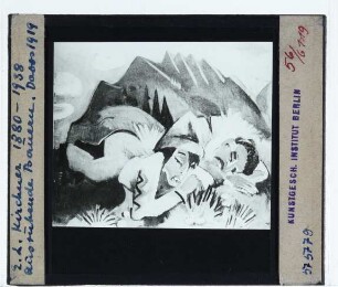 Kirchner, Ausruhende Bauern