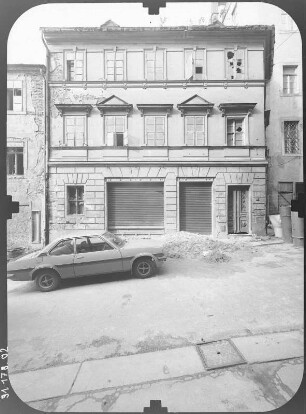 Zittau, Böhmische Straße 2. Wohnhaus mit Laden. Straßenfront