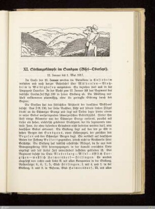 XI. Stellungskämpfe im Sundgau (Bisel, Obersept)