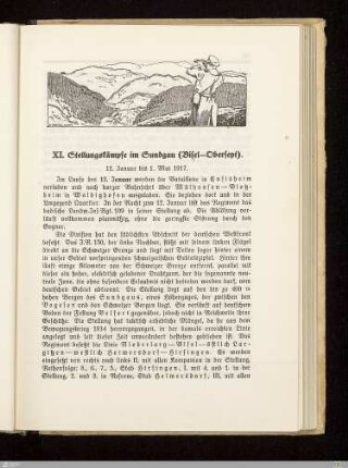 XI. Stellungskämpfe im Sundgau (Bisel, Obersept)