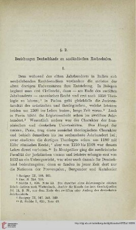 § 2: Beziehungen Deutschlands zu ausländischen Hochschulen