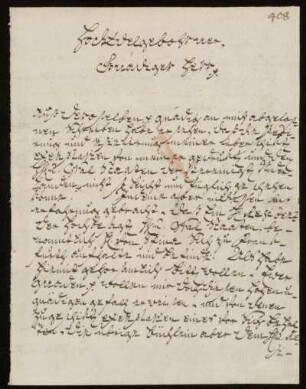 Brief von Johann Conrad Holzhey an Johann Friedrich von Uffenbach. Ulm, 1.5.1730