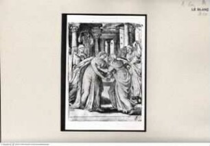 "Passio Domini Jesu Christi.Julii Bonasonis Opus", Die Heimsuchung (Blatt 4)