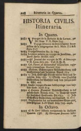 Itineraria