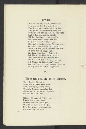 Die ersten und die letzten Schriften