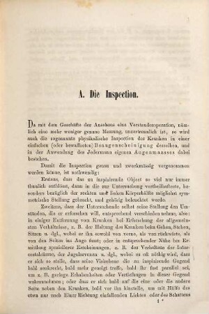 Anleitung zur physikalischen Krankenuntersuchung und Diagnostik ... : Mit 3 ... Tafeln