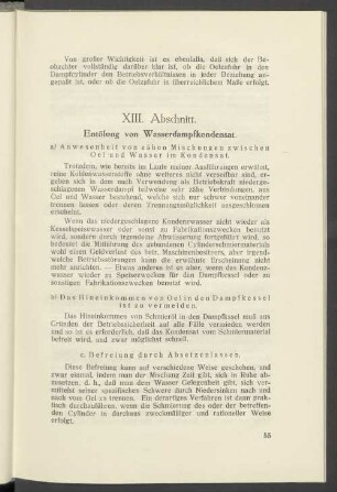 XIII. Abschnitt