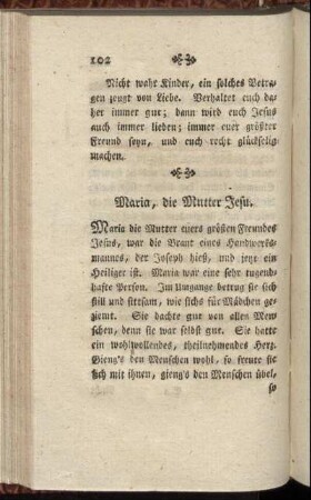 Maria, die Mutter Jesu.