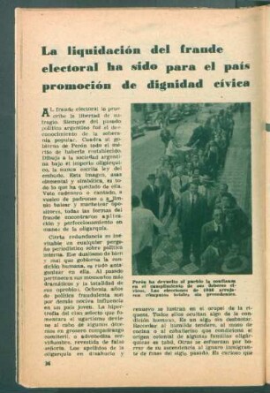 La liquidación del fraude electoral ha sido para el país promoción de dignidad cívica