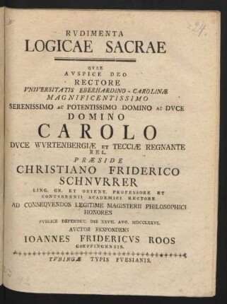 Rvdimenta Logicae Sacrae