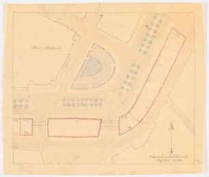 Bankgebäude, Dresden: Lageplan 1:500