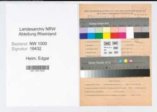 Entnazifizierung Edgar Heim, geb. 12.01.1905 (Rechtsanwalt)