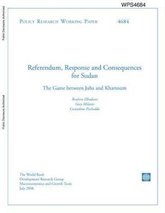 Referendum, response and consequences for Sudan : the game between Juba and Khartoum