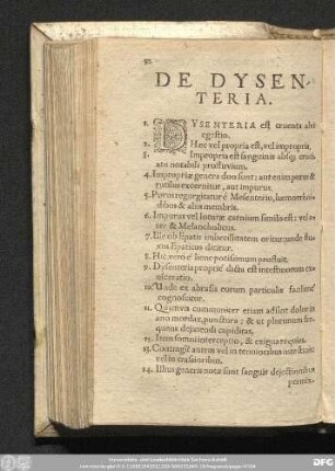 De Dysenteria.