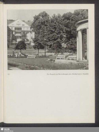 Der Kurpark von Bad Liebenstein, dem Herzbad unserer Republik