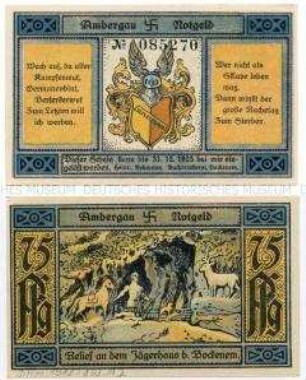 Notgeldserie, Stadt Bockenem (10 Scheine)