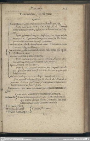 Concordare, Consentire