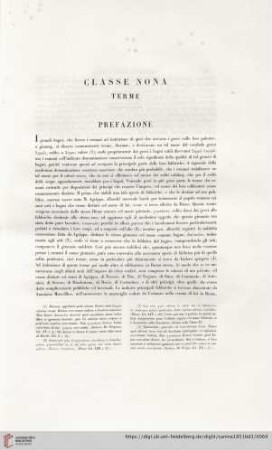 Classe nona: Terme