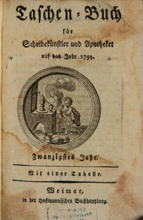 Taschenbuch für Scheidekünstler und Apotheker. 20, 20. 1799