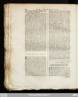 Chap. XI. Des devoirs des peuples envers les Roys.