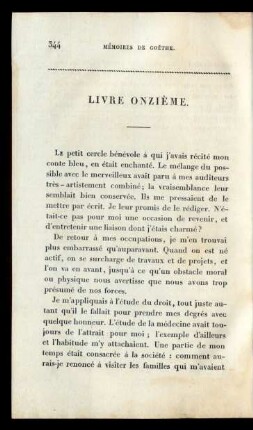 Livre Onzième.