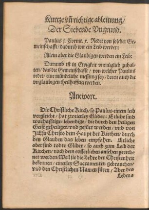Der Siebende Ungrund.