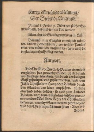 Der Siebende Ungrund.