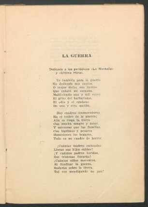 La guerra